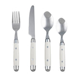 Jubilee Red 16-Piece 18/0 Stainless Steel Flatware Set (Service for 4)