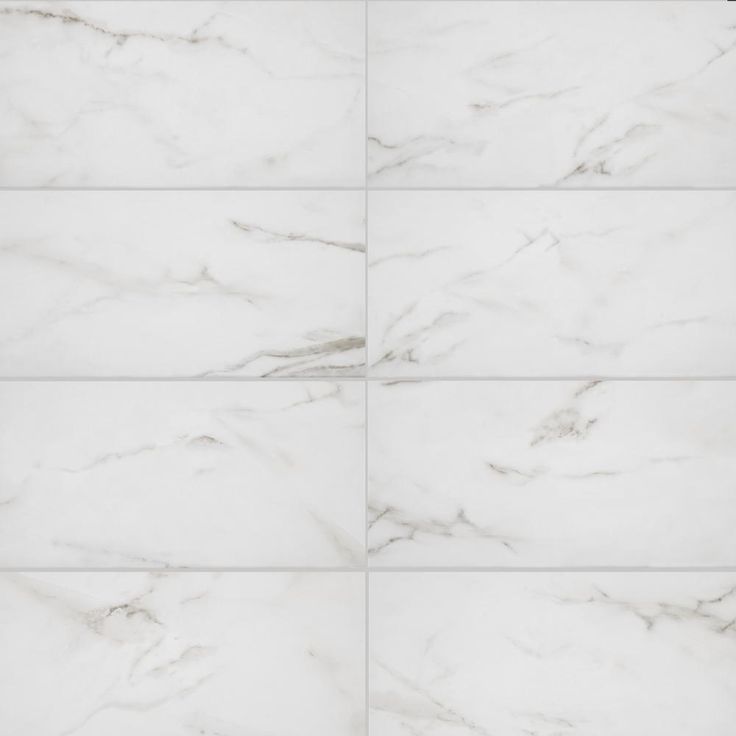 Florida Tile Home Collection Michelangelo Calacatta Rectified 12 in. x 24 in. Porcelain Floor and Wall Tile (13.3 sq. ft. /case)