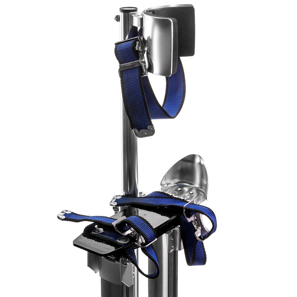 Professional 36 in. to 48 in. Aluminum Drywall Sheet Lifter Stilts with Adjustable Height - Super Arbor