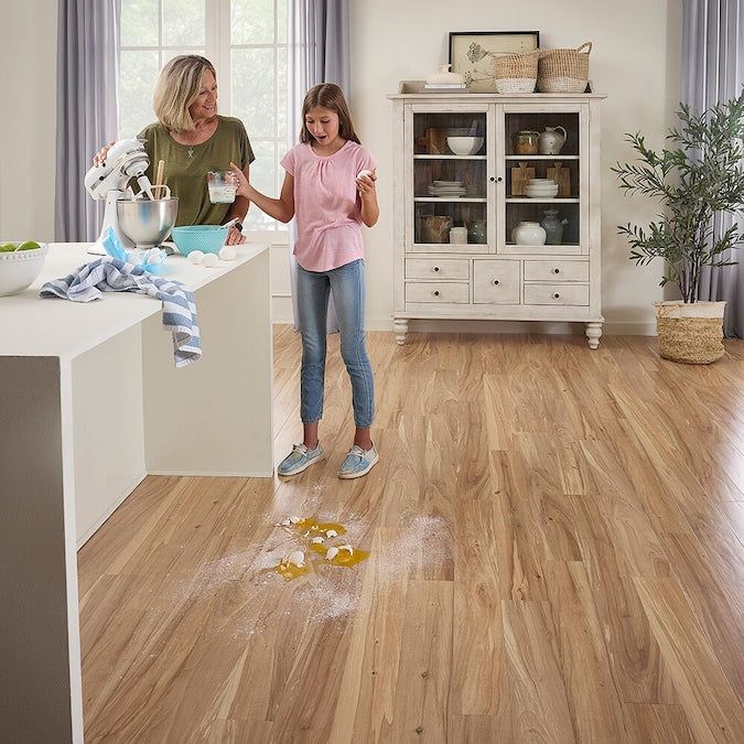 STAINMASTER PetProtect Boyd Park Maple 12-mm T x 5-1/4-in W x 47-1/4-in L Waterproof Wood Plank Laminate Flooring (15.46-sq ft / Carton)