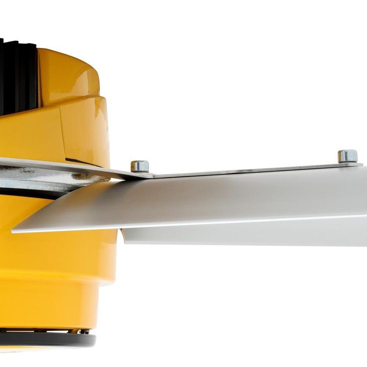 3025 10 ft. Indoor Yellow and Silver Aluminum Shop Ceiling Fan with Wall Control