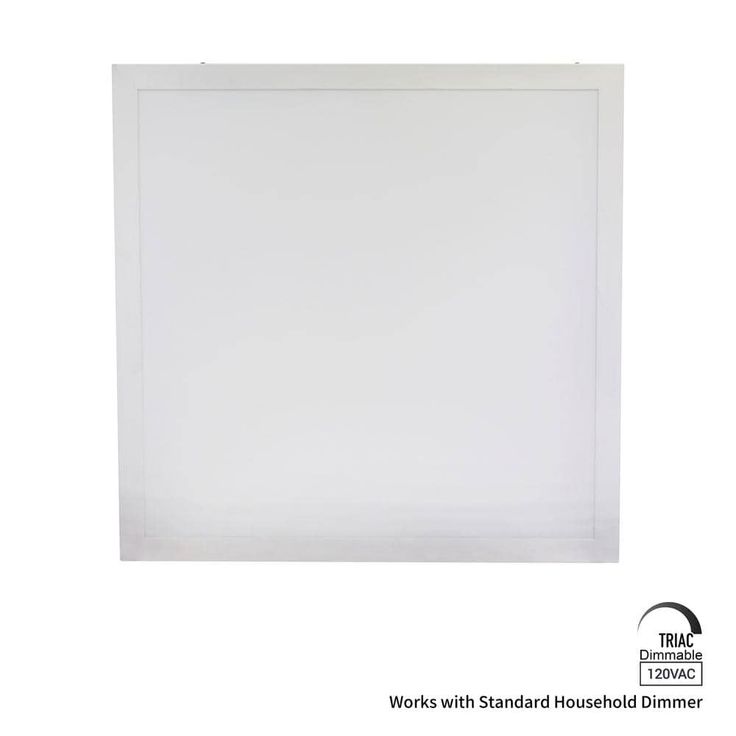 Commercial Electric 2 ft. x 2 ft. LED Flat Panel 40K 30 Lumens Standard Dimming