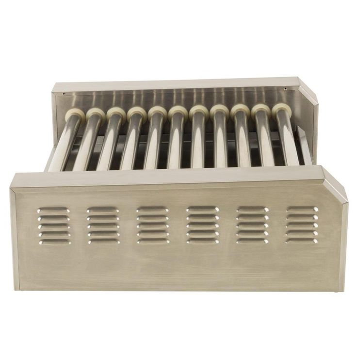 306 sq. in. Stainless Steel Hot Dog Roller Grill