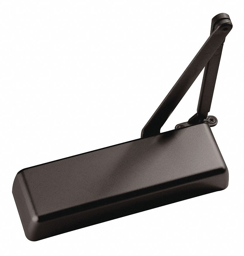 PDQ Heavy Duty Bronze Door Closer - Grade 1, Parallel/Standard/Top Frame Mount