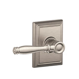 Birmingham Aged Bronze Passage Hall/Closet Door Lever with Addison Trim - Super Arbor