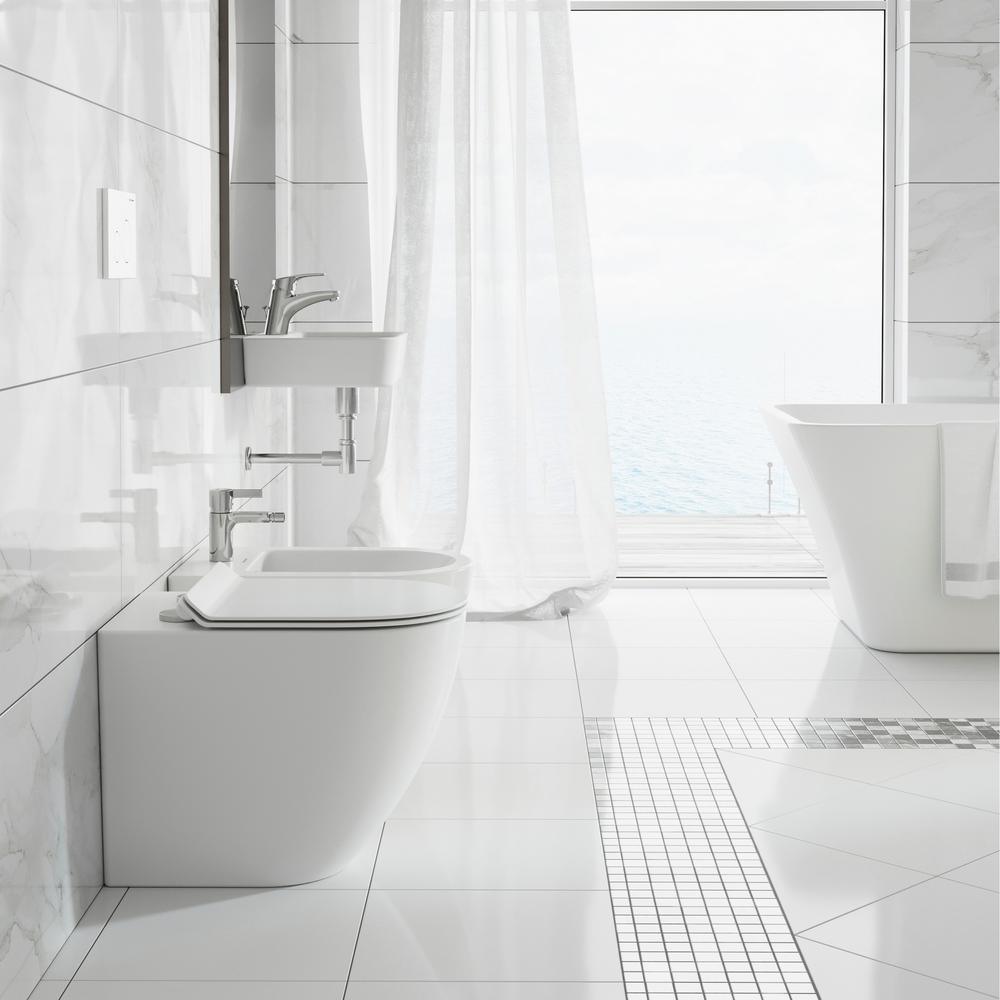 St. Tropez Elongated Toilet Bowl Only in Glossy White - Super Arbor