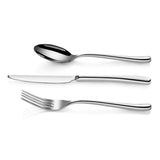 Rain II 36-Piece Forged 18/10 Stainless Steel Flatware Set Service for 12