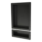 Redi Niche 16 in. W x 26 in. H x 4 in. D Shampoo - Soap Double Niche Set - Super Arbor