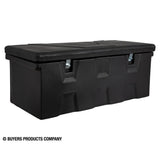 17.25 in. x 19 in. x 44 in. Matte Black Plastic All-Purpose Truck Tool Box Chest - Super Arbor