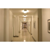 NICOR 4 ft. White Fluorescent Wraparound Ceiling Fixture with Clear Prismatic Lens - Super Arbor