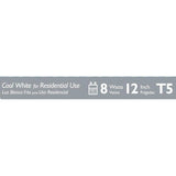 Philips 8-Watt 12 in. Linear T5 Fluorescent Tube Light Bulb Cool White (4100K)