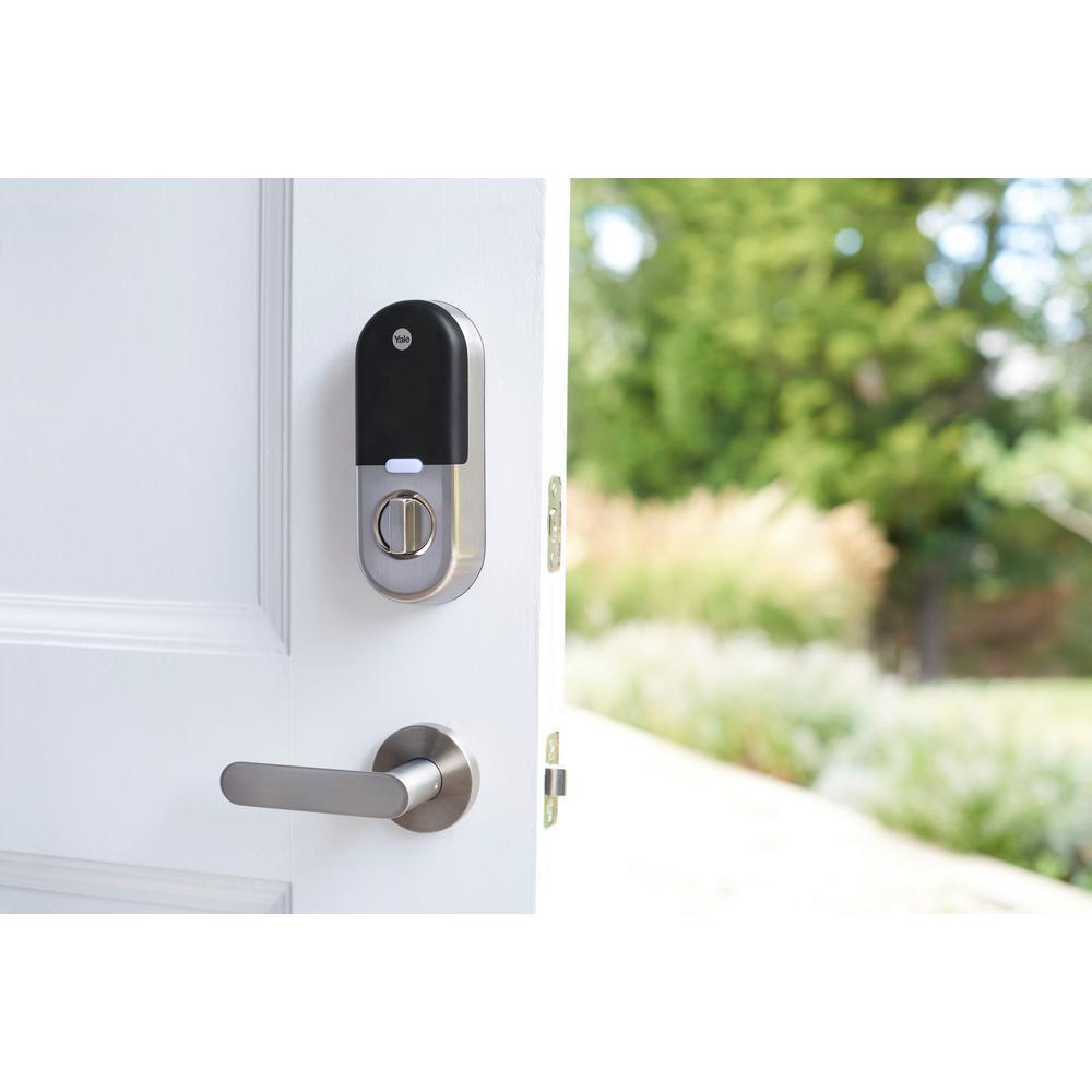 Nest x Yale Lock Satin Nickel with Google Nest Connect - Super Arbor