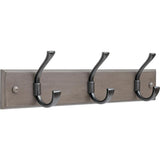 Ruavista 18 in. Gray and Soft Iron Hook Rack - Super Arbor