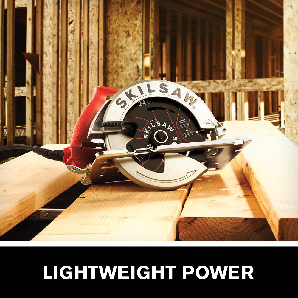 15 Amp Corded Electric 7-1/4 in. Circular Saw with 24-Tooth SKILSAW Carbide Blade - Super Arbor