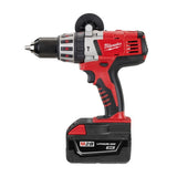 M28 28-Volt Lithium-Ion Cordless 1/2 in. Hammer Drill Kit with Two 3.0Ah Batteries and Charger