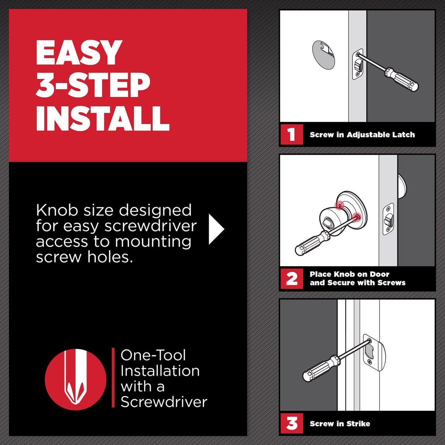 Kwikset SmartKey Juno Antique Brass Keyed Entry Knob, ANSI/BHMA Grade 2, KW1, Fits 1-3/8 to 1-3/4 in Doors