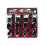 10 ft. x 1 in. Locking Tie Down with S-Hook (4-Pack) - Super Arbor