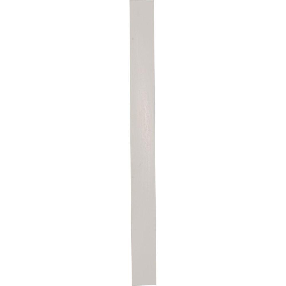 12 in. x 24 in. Rectangular Primed Polyurethane Paintable Gable Louver Vent - Super Arbor