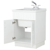 Shaker Laundry cabinet kit with pull-out faucet - Super Arbor