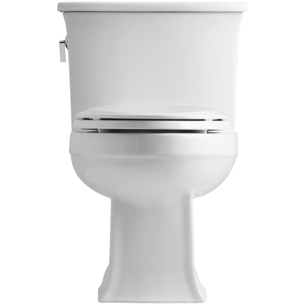 Archer 1-piece 1.28 GPF Single Flush Elongated Toilet in Almond - Super Arbor