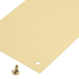 4 in. x 16 in. Polished Brass Push Plate - Super Arbor