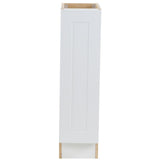 Cambridge Shaker Assembled 30x34.5x24.5 in. Plywood Base Cabinet w/ 1 Soft Close Drawer & 2 Soft Close Doors in White - Super Arbor