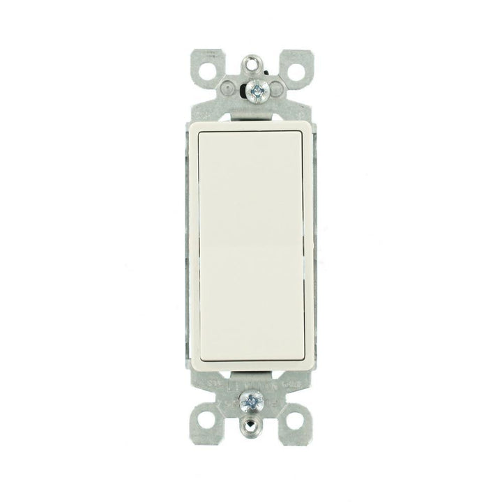 Decora 15 Amp 3-Way Illuminated Switch, White - Super Arbor