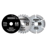 ROCKWELL Versacut 3-3/8-in 24-Tooth Carbide Circular Saw Blade Set