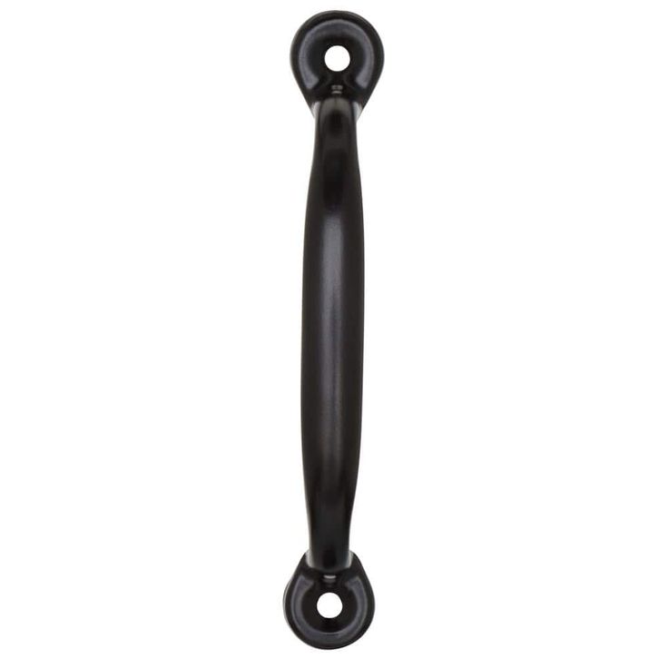 4-7/8 in. Black Light Duty Door Pull