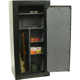 30 Gun Fire Rated, E-Lock Gun Safe, Black Textured - Super Arbor
