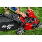 Snapper XD 21 in. 82-Volt Lithium-Ion Cordless Battery StepSense Walk Behind Self Propelled Mower Two 2.0 Batteries and Charger