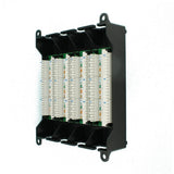 Structured Media Twist and Mount Patch Panel with 24 Cat 5e Ports - Black - Super Arbor