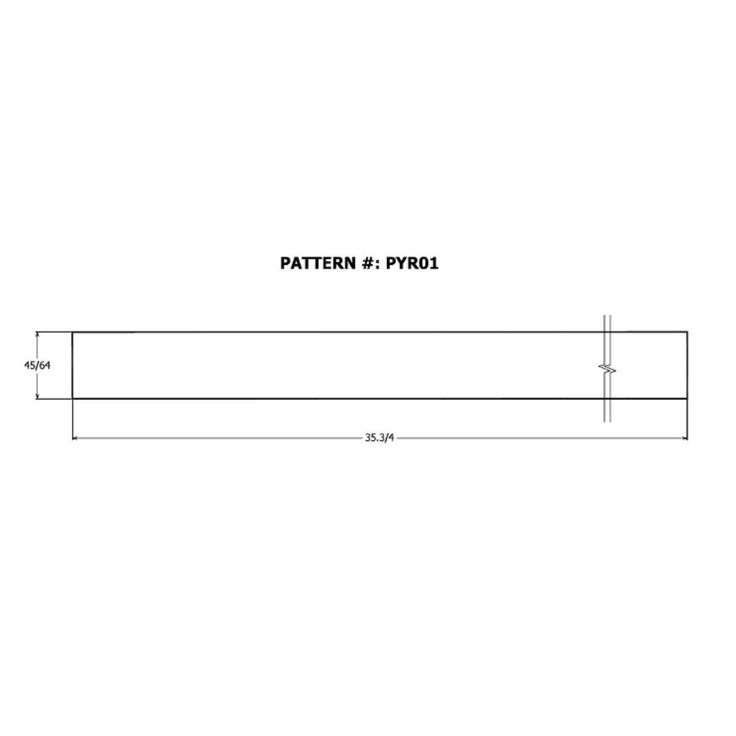 Alexandria Moulding 11.75 in. W X 11.75 in. L X 0.75 in. T Tabletop