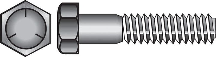 Hillman 1/2 in. Diameter x 1-1/2 in. Length Heat-Treated Zinc Steel Hex Head Cap Screw, 50-Pack