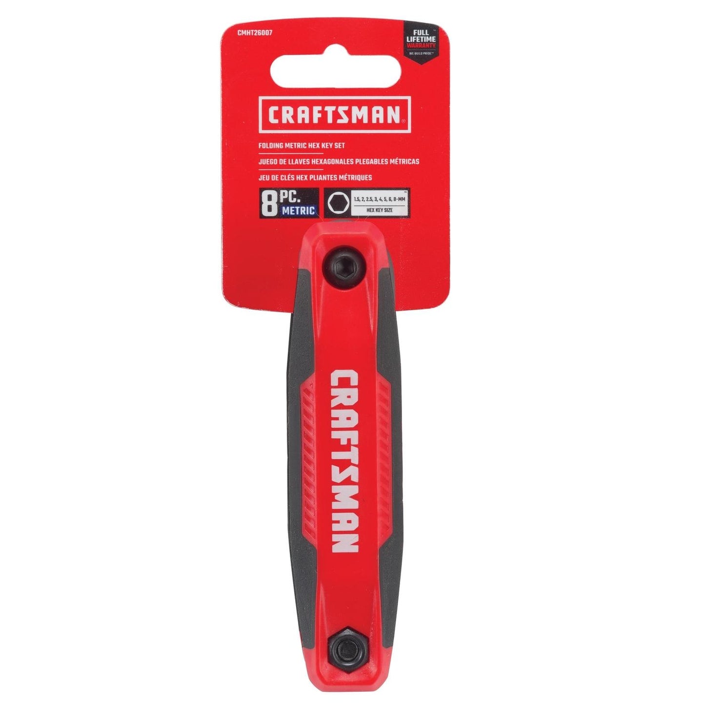 Craftsman Metric Fold-Up Hex Key Set, 8 pc