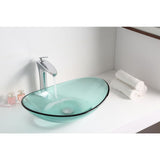 Major Series Deco-Glass Vessel Sink in Lustrous Green - Super Arbor