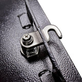 Locking Post Mount Mailbox with High Security Reinforced Patented Locking System, Black - Super Arbor