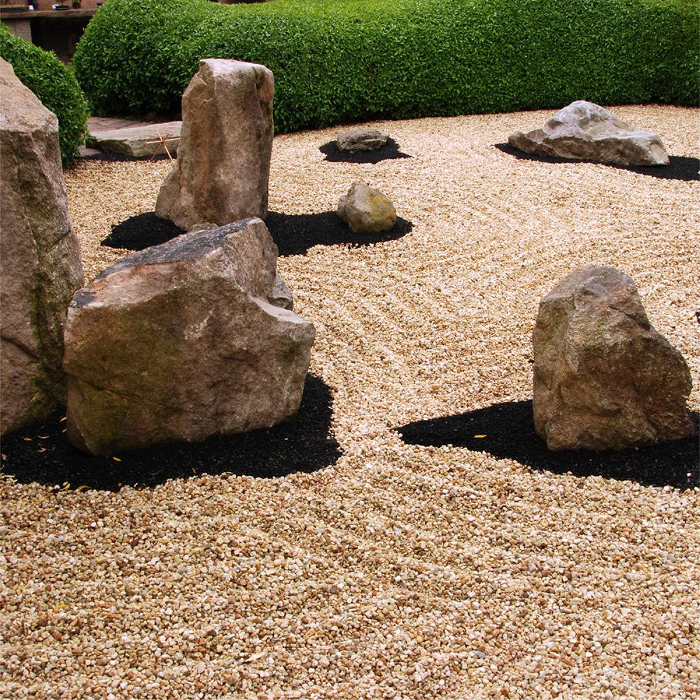 Southwest Boulder & Stone 0.50 cu. ft. 3/8 in. White Ice Bagged Landscape Rock and Pebble for Gardening, Landscaping, Driveways and Walkways - Super Arbor