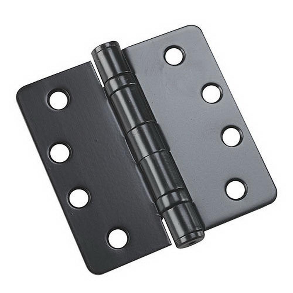Full Mortise Inset Black Hinge (3-Pack) - Super Arbor