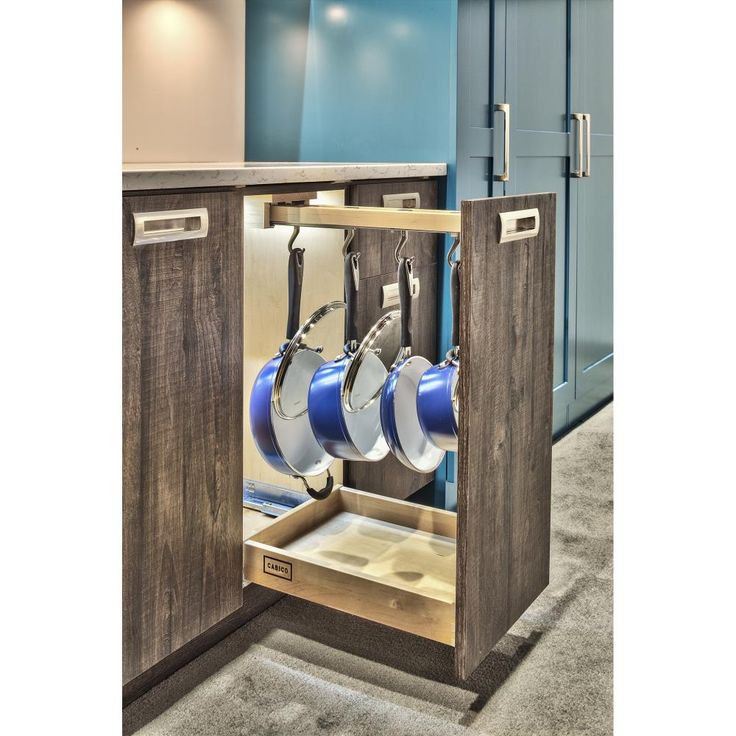 Rev-A-Shelf 6-in W x 5.06-in H 1-Tier Pull Out Wood Soft Close Baskets & Organizers