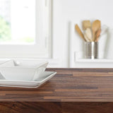 Sparrow Peak Saman 10-ft Natural Straight Butcher Block Saman Kitchen Countertop