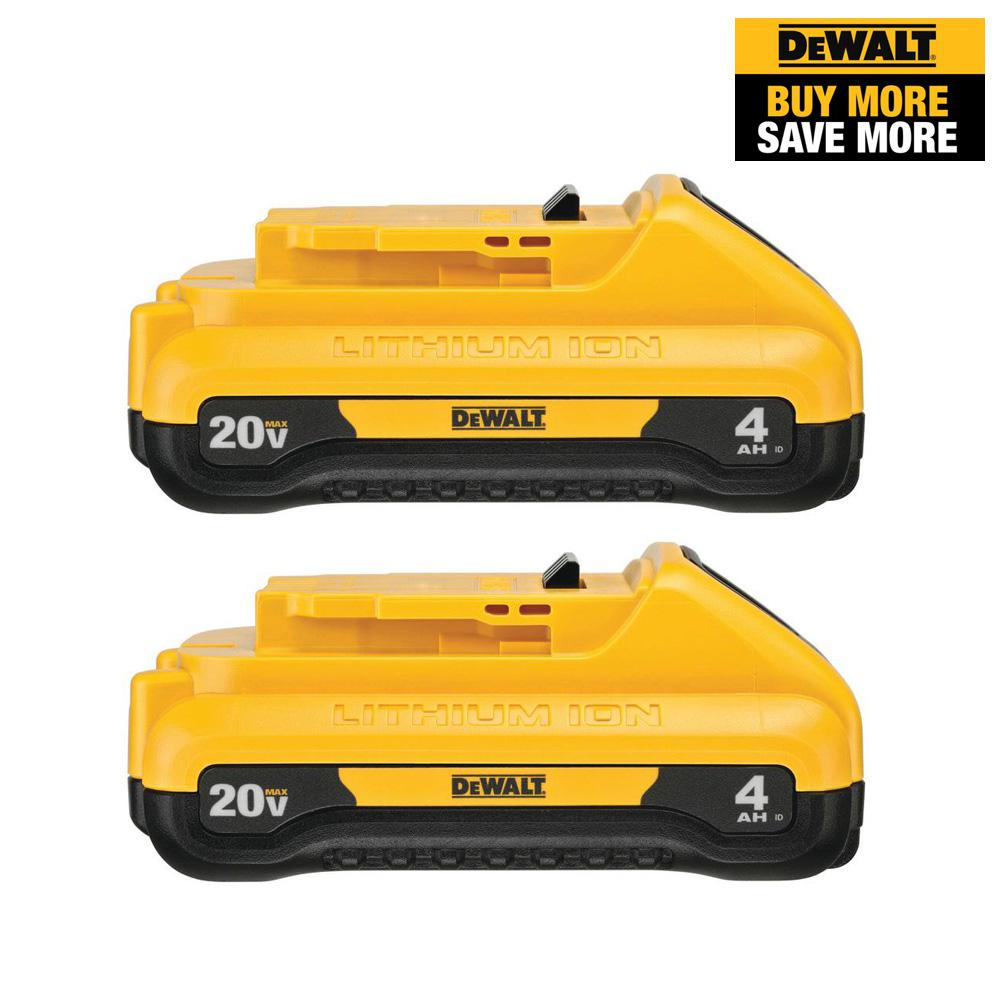 20-Volt MAX Compact Lithium-Ion 3.0Ah Battery Pack (2-Pack) - Super Arbor