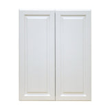 Newport Ready to Assemble 24x36x12 in. 2-Door Wall Cabinet with 2-Shelves in Classic White - Super Arbor