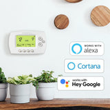 Wi-Fi 7-Day Programmable Smart Thermostat with Digital Backlit Display - Super Arbor