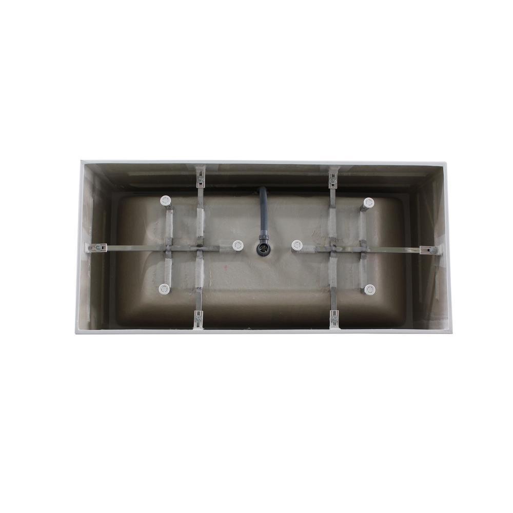Talence 67 in. Acrylic Flatbottom Freestanding Bathtub in White - Super Arbor