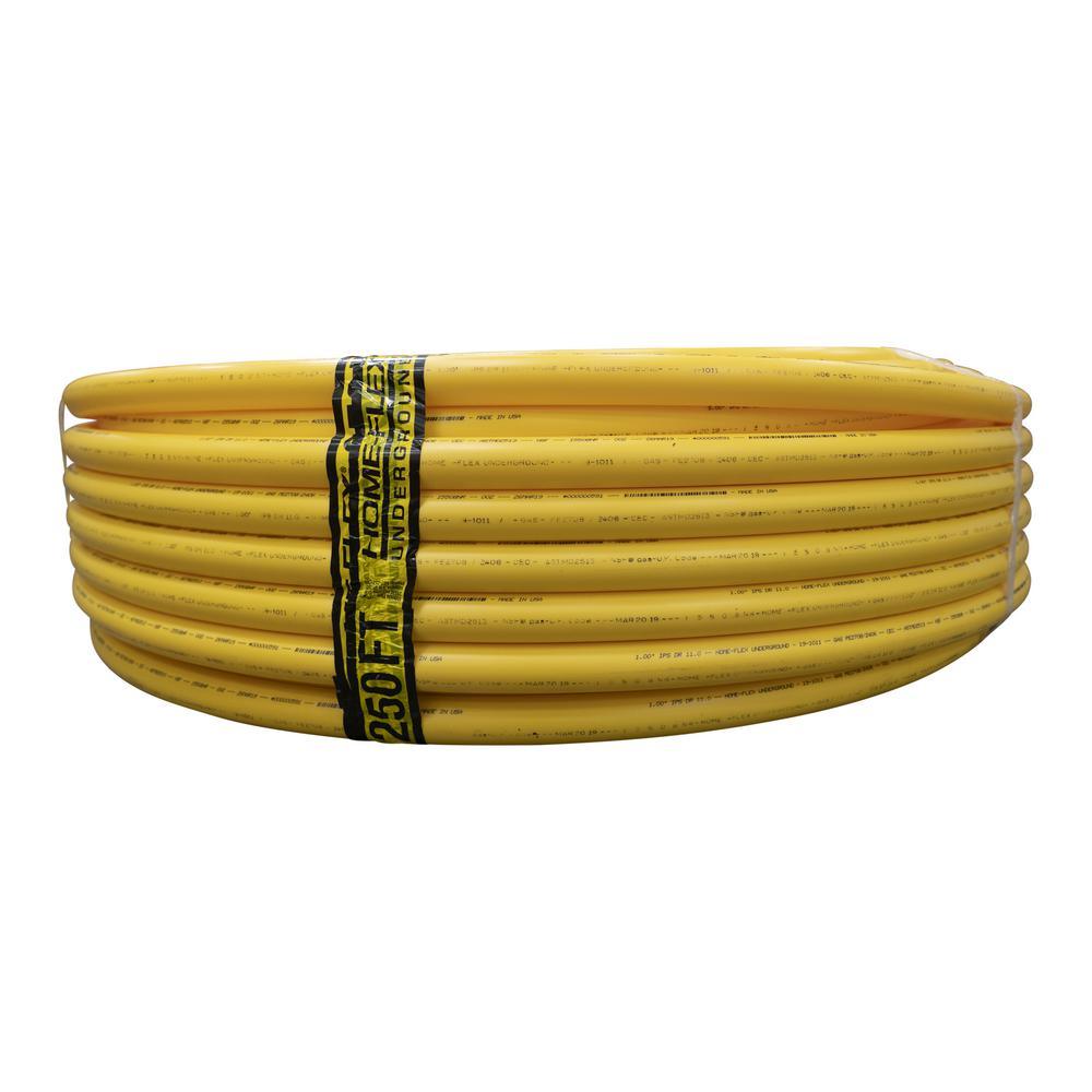 3/4 in. IPS x 100 ft. DR 11 Underground Yellow Polyethylene Gas Pipe - Super Arbor