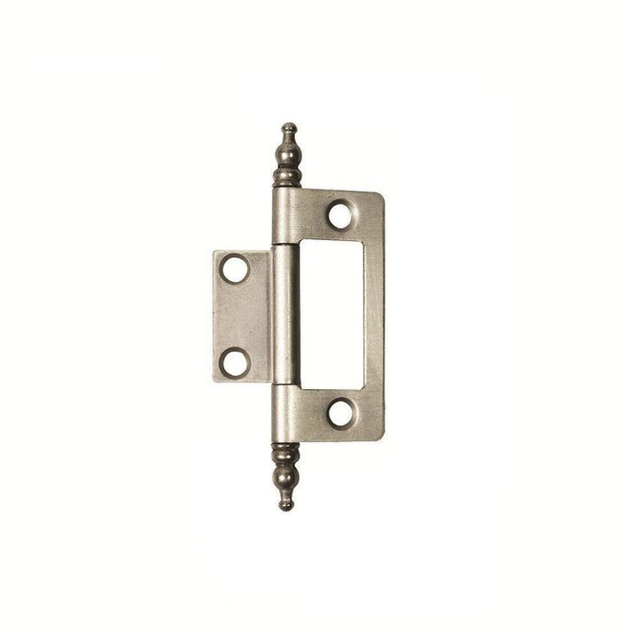 2 in. x 1-5/8 in. Satin Nickel Furniture Barrel Hinge