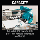 18-Volt X2 LXT Lithium-Ion (36-Volt) Brushless Cordless 10 in. Dual-Bevel Sliding Compound Miter Saw (Tool-Only)