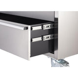 43 in. 11-Drawer Stainless Steel Rolling Tool Chest Combo - Super Arbor