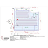 WarmlyYours 220 ft. Cable System with Heat Membrane and Touch Screen Thermostat